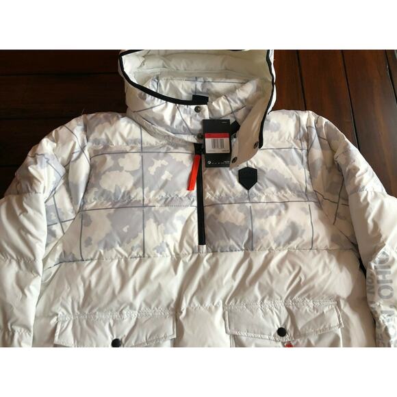 Nike Lebron James Down Fill Camo Puff Half Zip Jacket AT3904-121 Mens L-Tall - Picture 15 of 16